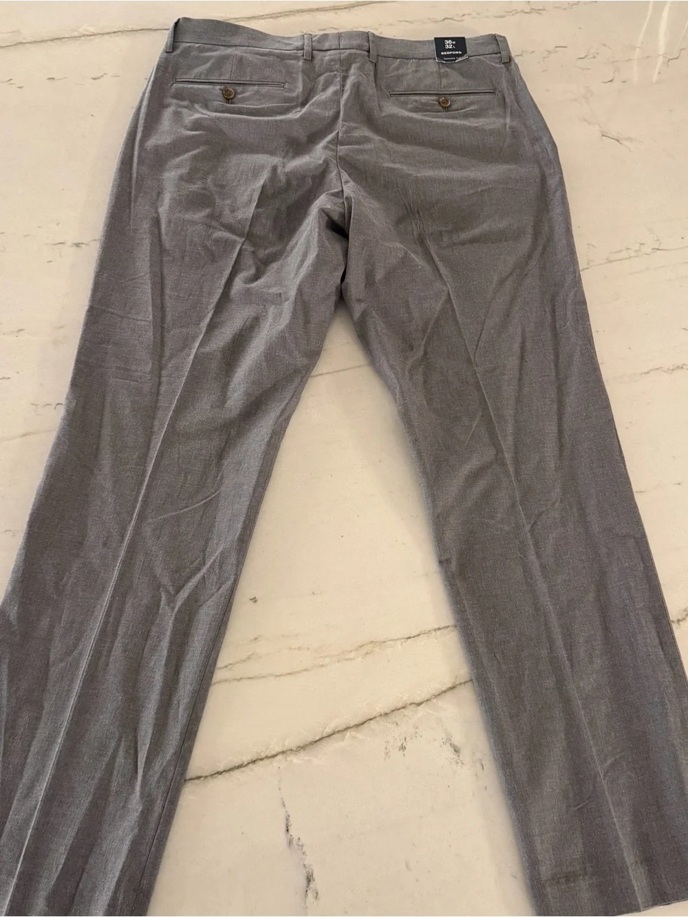 J.CREW Bedford Flex Men's 36x32 Gray Fit Chino Pants NWT Tapered Fit